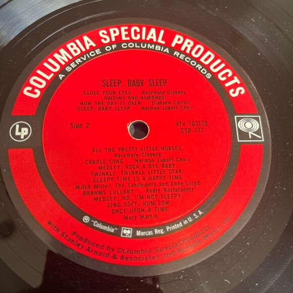 Sleep, Baby Sleep Vintage Vinyl LP Columbia 1965 PET Milk CSP 177 - Picture 3 of 7